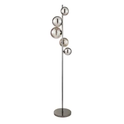Orb II 5 Light Floor Lamp - Black Chrome Smoke -Lighting Promotion Store 13208304 1894896912950637
