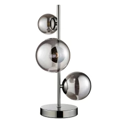 Orb II 3 Light Table Lamp - Black Chrome Smoke -Lighting Promotion Store 13208307 1974896912977685