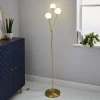 Orb 3 Light Floor Lamp - Brass & Opal -Lighting Promotion Store 13208308 1494896912940950