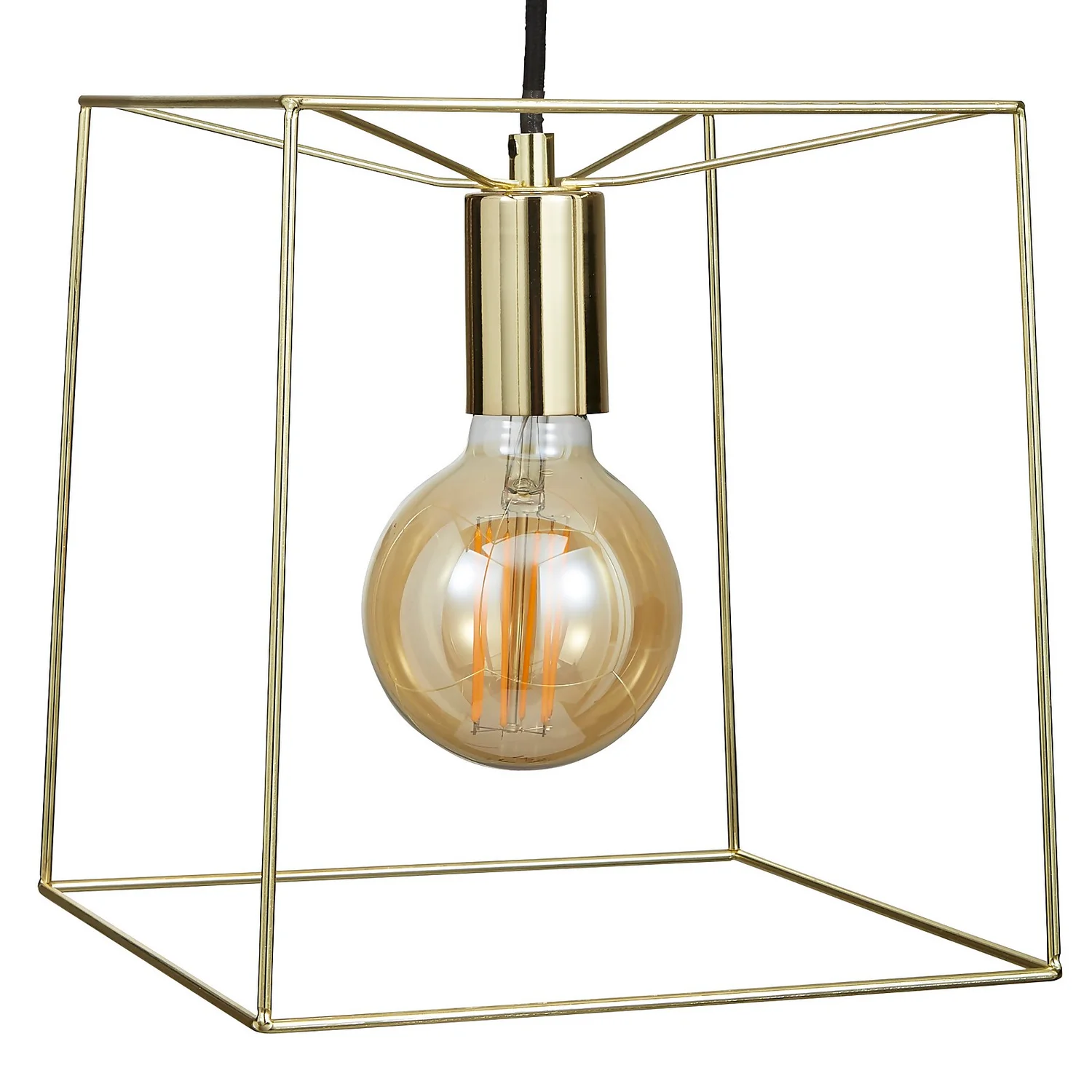 Edge 1 Light Pendant - Polished Brass 6 Edge 1 Light Pendant - Polished Brass - Image 4