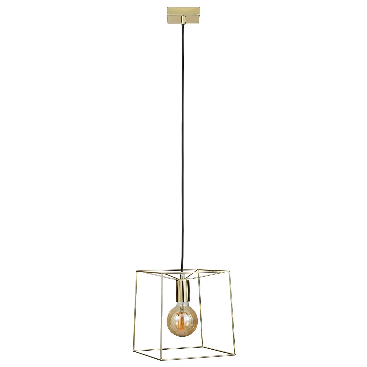 Edge 1 Light Pendant - Polished Brass 5 Edge 1 Light Pendant - Polished Brass - Image 3