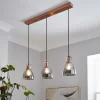 Decan 3 Light Diner Pendant - Smoke & Copper -Lighting Promotion Store 13208313 2004896913172751