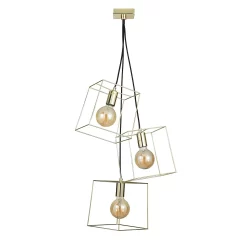 Edge 3 Light Cluster Pendant - Polished Brass 9 Edge 3 Light Cluster Pendant - Polished Brass -Lighting Promotion Store 13208317 1164896913210392