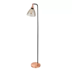 Decan Floor Lamp - Smoke & Copper -Lighting Promotion Store 13208319 5454896913313964