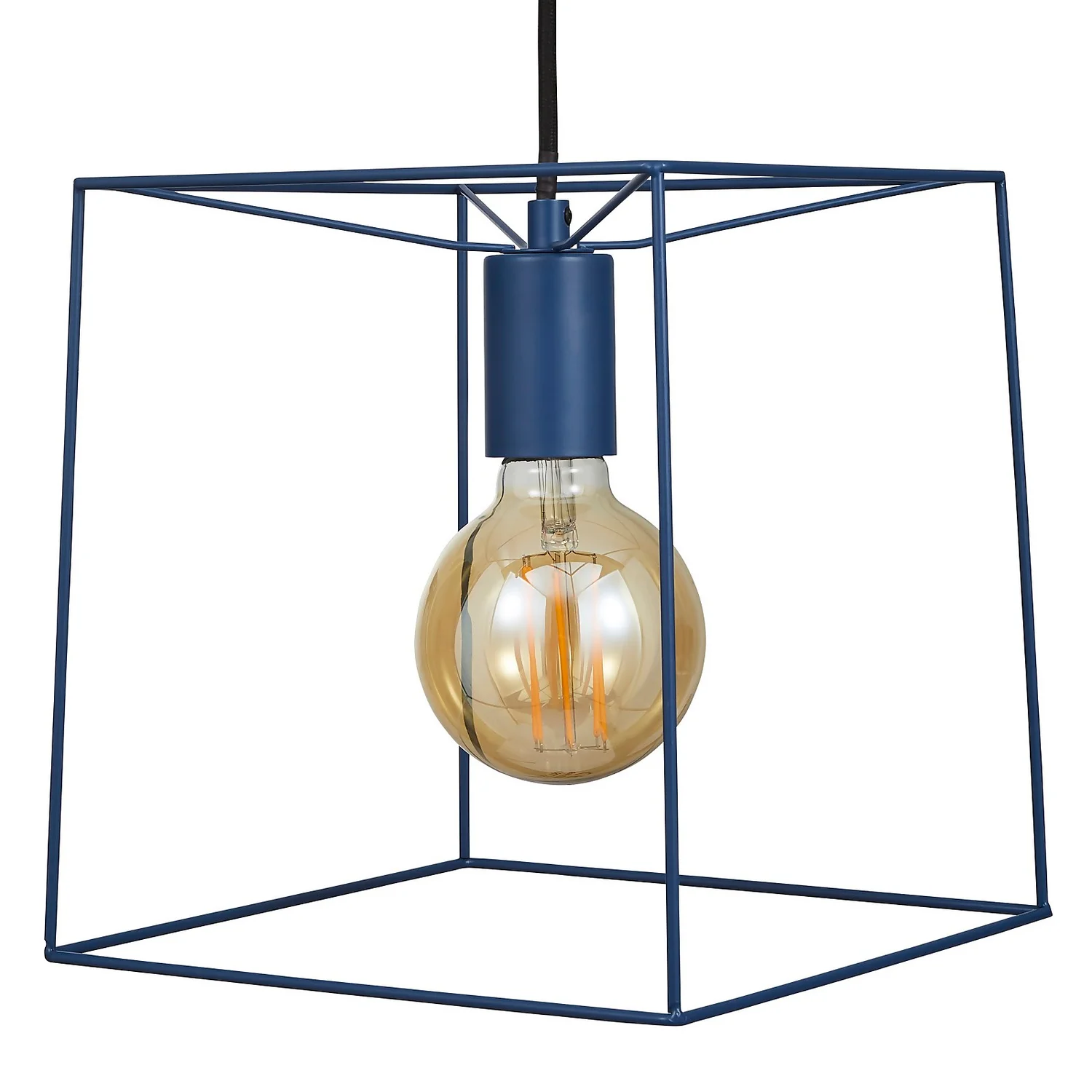 Edge 1 Light Pendant - Navy 6 Edge 1 Light Pendant - Navy - Image 4