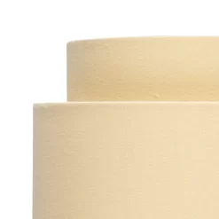 Finn Tier Drum Lemon Linen Shade - 25cm -Lighting Promotion Store 13222470 3024901095709655