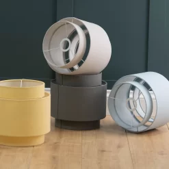 Finn Tier Drum Lemon Linen Shade - 25cm -Lighting Promotion Store 13222470 7164944148477431