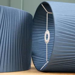 Raye Peacock Drum Pleated Silk Shade - 45cm 17 Raye Peacock Drum Pleated Silk Shade - 45cm -Lighting Promotion Store 13222476 1764944148498860