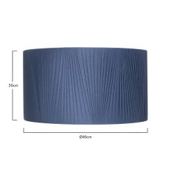 Raye Peacock Drum Pleated Silk Shade - 45cm 15 Raye Peacock Drum Pleated Silk Shade - 45cm -Lighting Promotion Store 13222476 3424901095994379