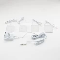 Set Of 4 LED Square Puck Lights 14 Set Of 4 LED Square Puck Lights -Lighting Promotion Store 13239145 1595007595093920