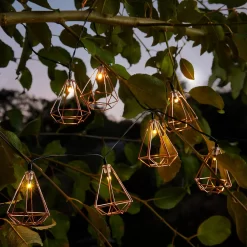 10 Solar Diamond String Lights