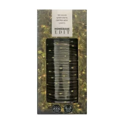 100 Solar Warm White Copper Wire Lights