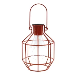 House Beautiful Firefly Solar Powered Caged Lantern -Lighting Promotion Store 13280804 4234933436884788
