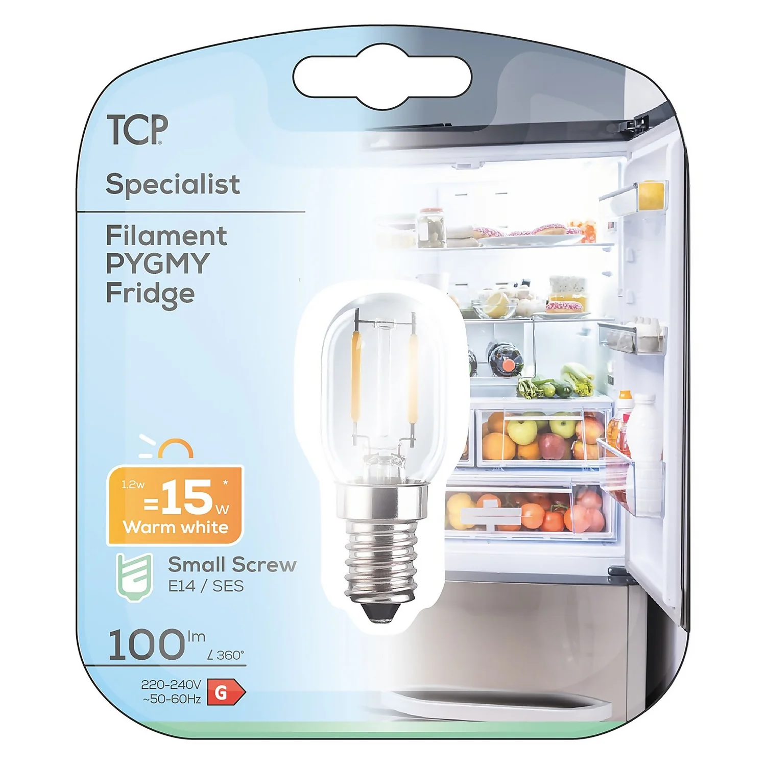 Filament Fridge 1.2W 15W Equivalent SES Warm White 1pk 4 Filament Fridge 1.2W 15W Equivalent SES Warm White 1pk - Image 2