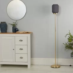 Pearl Frosted Floor Lamp - Navy -Lighting Promotion Store 13445401 4065042048206059