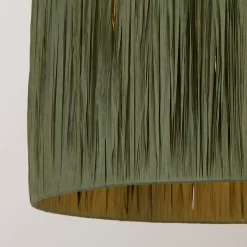 Raffia Easy Fit 35cm Shade - Sage -Lighting Promotion Store 13445404 5854956834955926