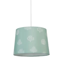Country Living Salcombe Seaflower Patterned Lamp Shade - Laurel Green -Lighting Promotion Store 13445408 6554953139854984