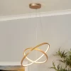 Malibu LED Double Ring Ceiling Pendant Light - Bamboo -Lighting Promotion Store 13445411 6255042050381215