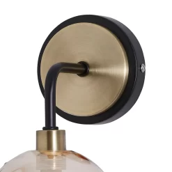 Shoreditch Glass Wall Light - Champagne & Brass -Lighting Promotion Store 13453787 1454915324460958