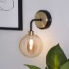 Shoreditch Glass Wall Light - Champagne & Brass -Lighting Promotion Store 13453787 6804915324414626