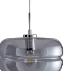 Fleur Glass Pendant - Smoke -Lighting Promotion Store 13453788 1504915323606309