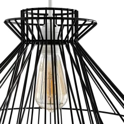 Dalston Wire Easy Fit Light Shade - Black 8 Dalston Wire Easy Fit Light Shade - Black -Lighting Promotion Store 13453792 1574915323304872
