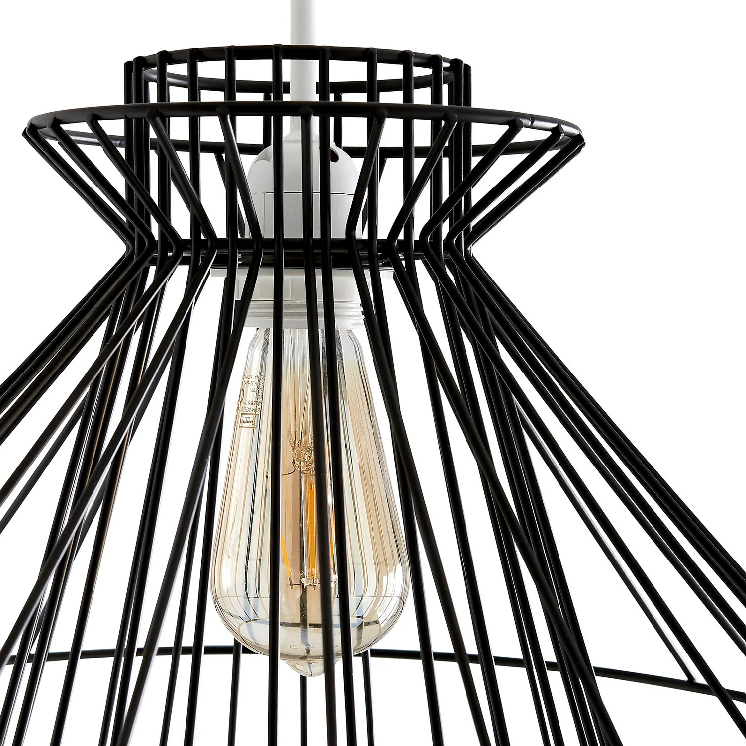 Dalston Wire Easy Fit Light Shade - Black 5 Dalston Wire Easy Fit Light Shade - Black - Image 4