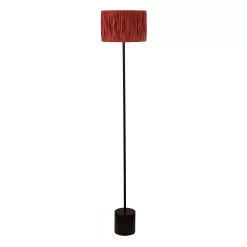 Raffia Floor Lamp - Pink & Black 10 Raffia Floor Lamp - Pink & Black -Lighting Promotion Store 13525817 2184956834941127