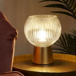 Naomi Table Lamp - Clear