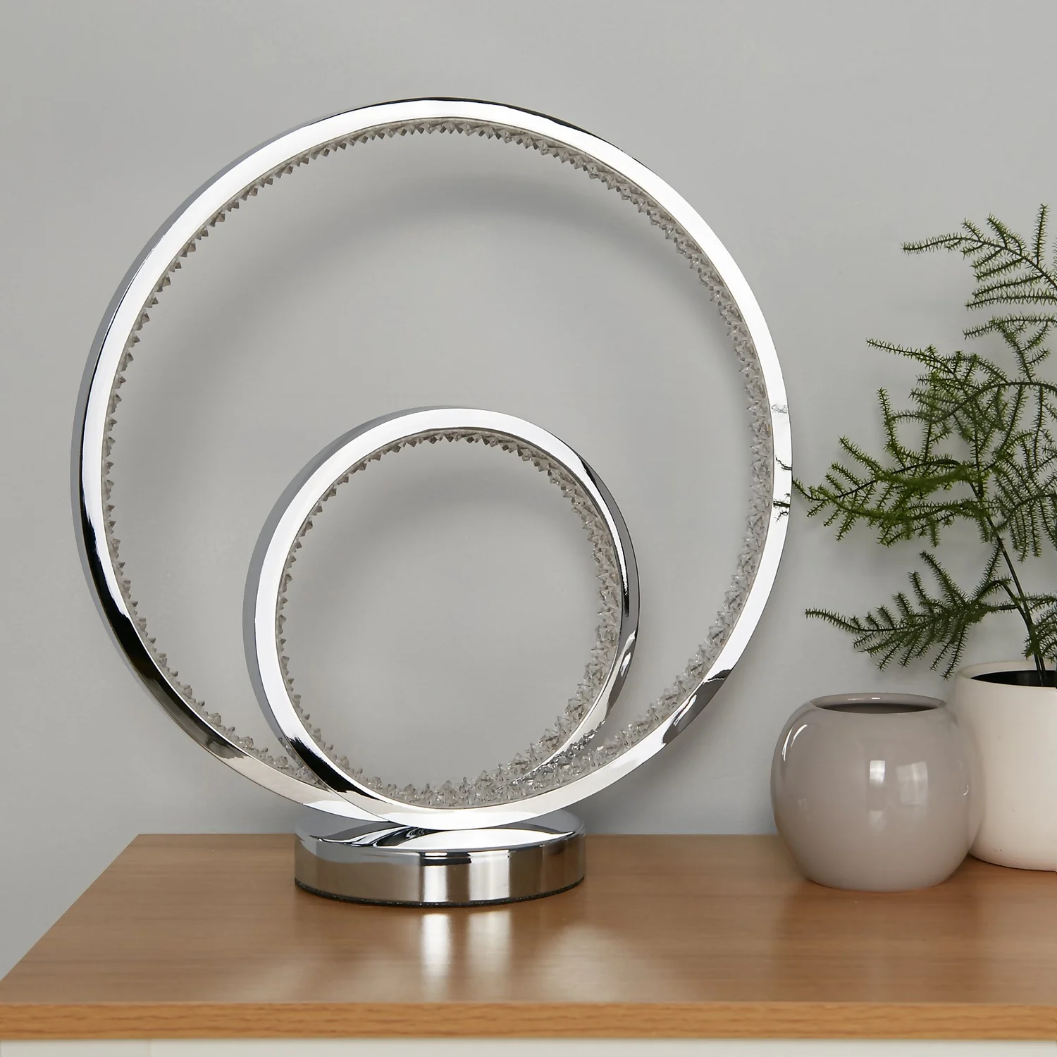 Sasha LED Table Lamp - Chrome & Crystal 5 Sasha LED Table Lamp - Chrome & Crystal - Image 3