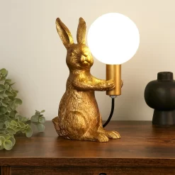 Rabbit Table Lamp - Gold & Glass 13 Rabbit Table Lamp - Gold & Glass -Lighting Promotion Store 13528281 1375042089879794