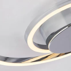 Sasha LED Flush Ceiling Light - Light Chrome -Lighting Promotion Store 13528469 1104976242609908