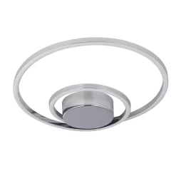 Sasha LED Flush Ceiling Light - Light Chrome -Lighting Promotion Store 13528469 2154976242570872