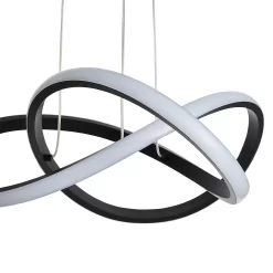 Boston LED Infinity Ceiling Pendant Light - Black -Lighting Promotion Store 13529584 1314945395872679