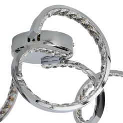 Napier LED 3 Arm Flush Ceiling Light - Chrome -Lighting Promotion Store 13529587 1734945396409292