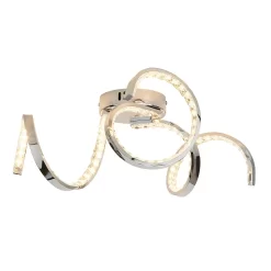 Napier LED 3 Arm Flush Ceiling Light - Chrome -Lighting Promotion Store 13529587 2124945396288875