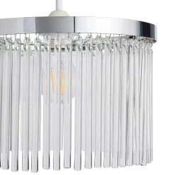 Highgate Easy Fit Shade - Chrome -Lighting Promotion Store 13529593 9304945396892310