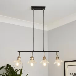 Edale 4 Light Diner Bar Pendant