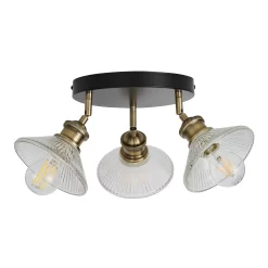 Edale 3 Light Flush Spotlight Plate -Lighting Promotion Store 13529615 1414945396116924