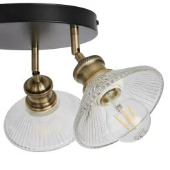 Edale 3 Light Flush Spotlight Plate -Lighting Promotion Store 13529615 4624945396176447