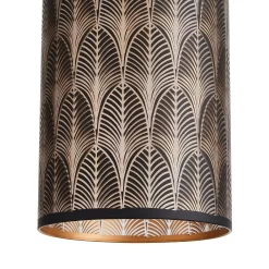 Shea Glass Easy Fit Shade - Black -Lighting Promotion Store 13529621 1274945395691677