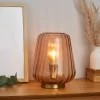Adore Glass Table Lamp - Amber -Lighting Promotion Store 13529635 9894945396177632