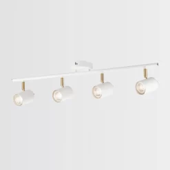Thorpe 4 Lamp Spotlight Bar - White