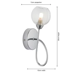 Tatton Wall Lamp - Chrome -Lighting Promotion Store 13645376 4654942855477224