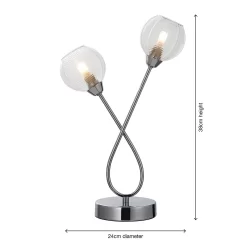 Tatton Table Lamp - Chrome -Lighting Promotion Store 13645377 6954942855536141