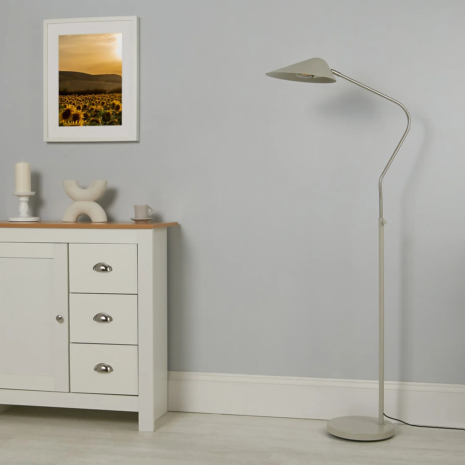 Laila Floor Lamp - Stone 5 Laila Floor Lamp - Stone - Image 3