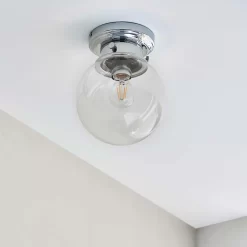 Cheswick Bathroom Flush Light - Chrome -Lighting Promotion Store 13794227 1514957104813507