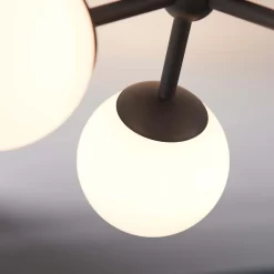 Pulsa Bathroom Semi Flush Light - 3lt Black 14 Pulsa Bathroom Semi Flush Light - 3lt Black -Lighting Promotion Store 13794229 6444957105632117