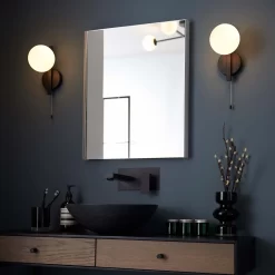 Hawkhill Bathroom Wall Light - Black -Lighting Promotion Store 13794233 2074957104922236