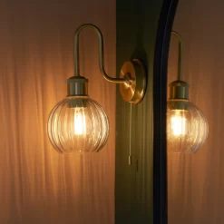 Setley Bathroom Wall Light - Brass